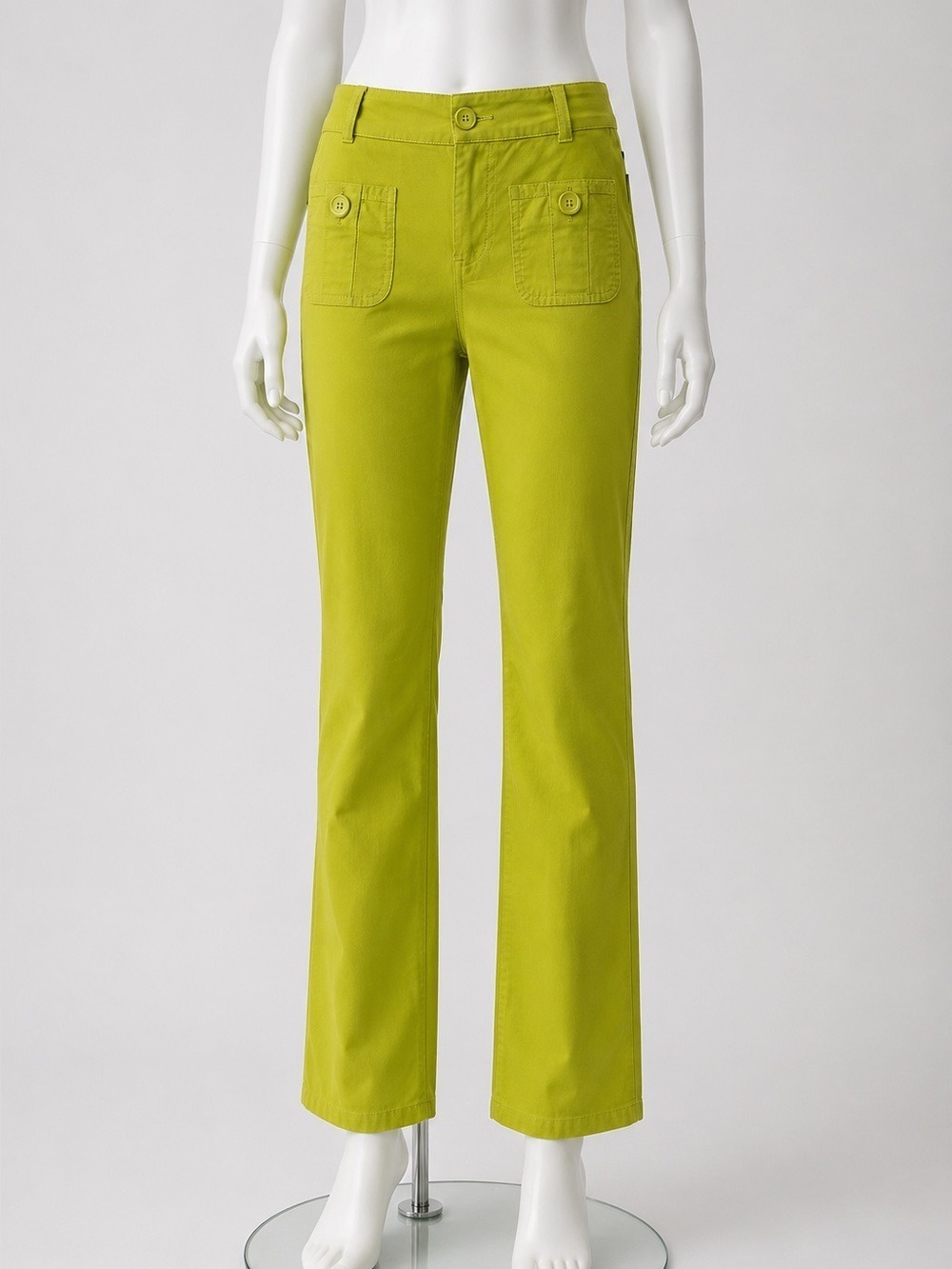 Vintage 90’s Moschino Bright Green Low Rise Pants